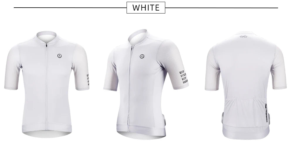 DAREVIE Radtrikot SPF 50 UV-Schutz Trainingsniveau Slim Fit Kleine Größe Herren Damen Mann Fahrradtrikot Radsport-Trikot