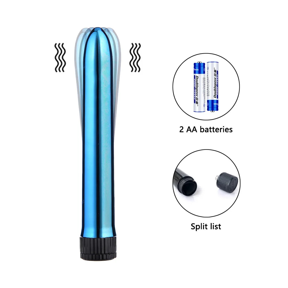 7 Zoll Zauberstab Dildo Vibrator Sexspielzeug für Frauen Vaginal Pussy G-Punkt Stimulator Weiblicher Taschen-Masturbator Kugel Vibrator