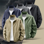 Herren Stehkragenjacke Frühling Atmungsaktiv Leicht Anti-Falten Windjacke Outdoor Sport Freizeit Schnelltrocknende Arbeitsjacken