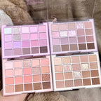 DIKALU 20-Farben Koreanische Lidschatten-Palette mit geringer Sättigung Matt Wasserfest Braun Rosa Lidschatten-Palette Langanhaltendes Tages-Make-up
