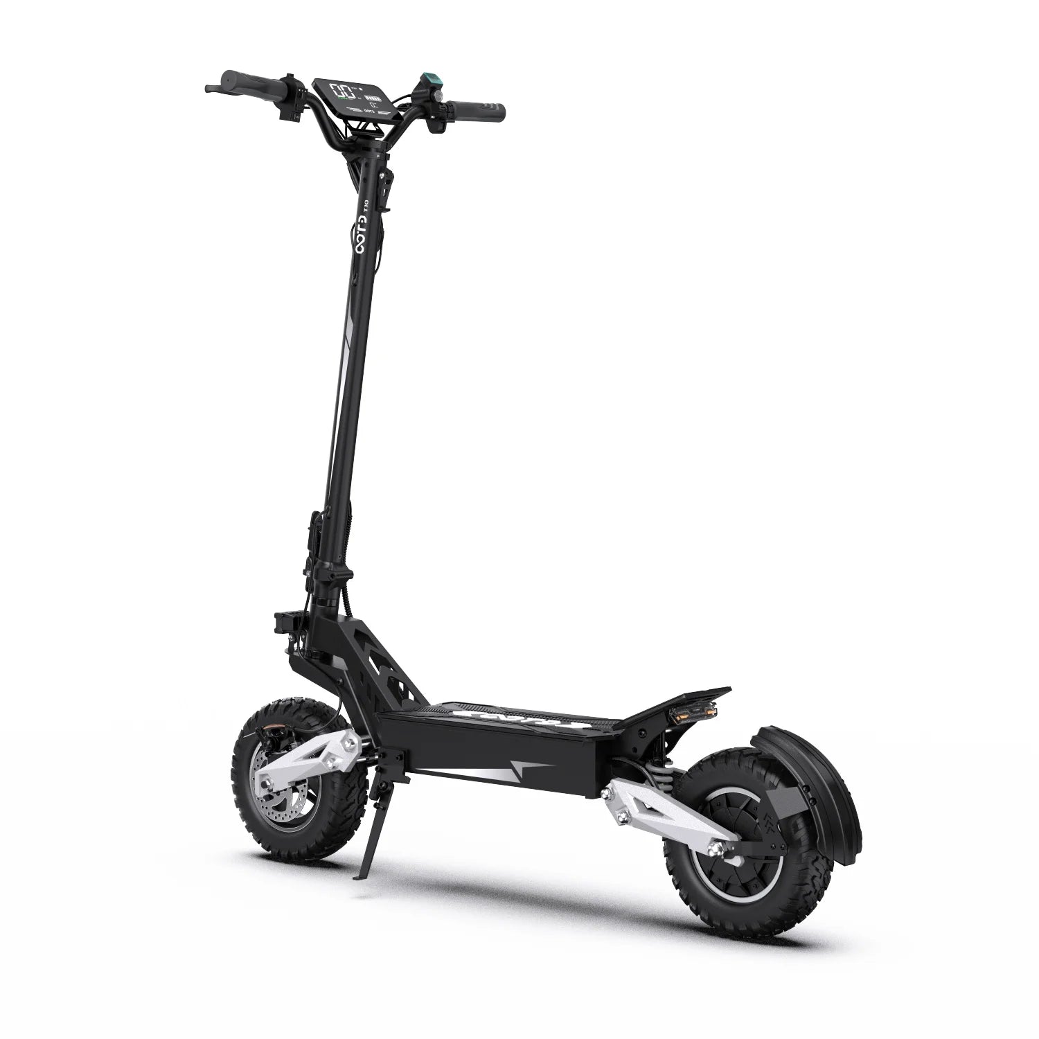 T10 Tragbarer E-Scooter 900W Spitzenleistung 48V 13.5/18 Ah Akku Elektroroller für Erwachsene 11 Zoll Offroad-Reifen Elektroroller