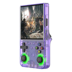 R36Ultra 4,0-Zoll Retro-Handheld-Spielkonsole 128 GB Tragbarer Videoplayer Open-Source-Linux-System zum Spielen