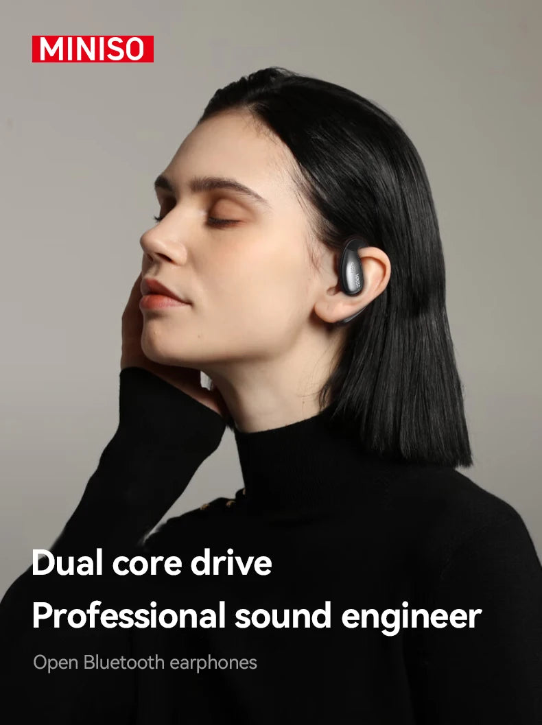 [AI-Übersetzer-Kopfhörer]MINISO X28 Kabellose Kopfhörer Bluetooth 5.4 HiFi IPX5 Wasserdicht Sport Bass Leistungsstark 16 Std. Akkulaufzeit