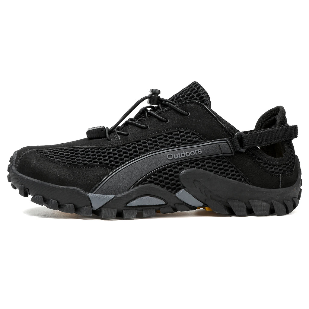 FANCYLEE Damen-Trekkingschuhe Atmungsaktives Mesh-Wanderer Leichtgewichtige Outdoor-Rutschfeste Bergsteigerschuhe EU 36-42