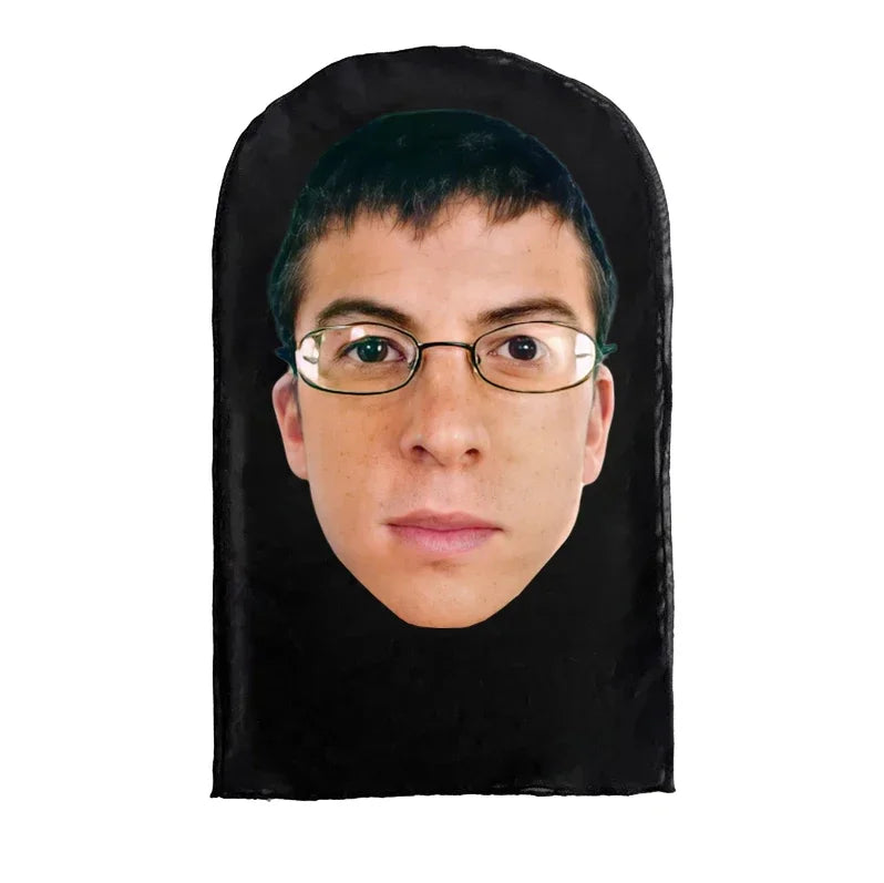Neue 3D-gedruckte Kanye Maske Drake Elastisches Mesh Vollgesichtsmaske für Unisex Cosplay Kopfbedeckung Party Simulation Sturmhaube Mütze Kopfbedeckung