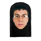 Neue 3D-gedruckte Kanye Maske Drake Elastisches Mesh Vollgesichtsmaske für Unisex Cosplay Kopfbedeckung Party Simulation Sturmhaube Mütze Kopfbedeckung