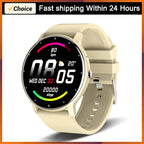 LIGE Wasserdichte Smartwatch für Damen, Echtzeit-Wettervorhersage, Herren-Uhren, Sport-Damen-Smartwatch für Damen, Android, iOS