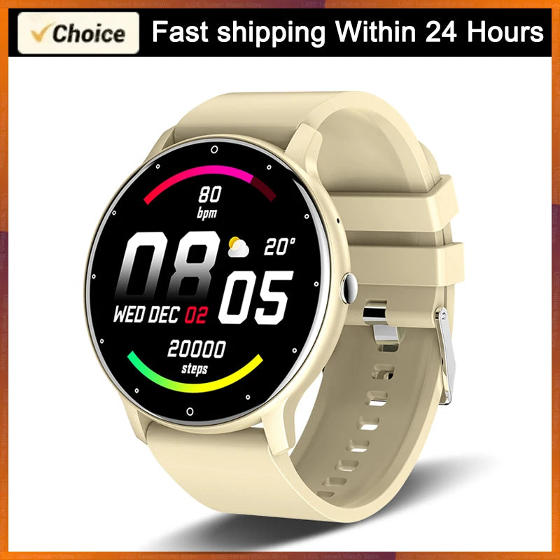 LIGE Wasserdichte Smartwatch für Damen, Echtzeit-Wettervorhersage, Herren-Uhren, Sport-Damen-Smartwatch für Damen, Android, iOS