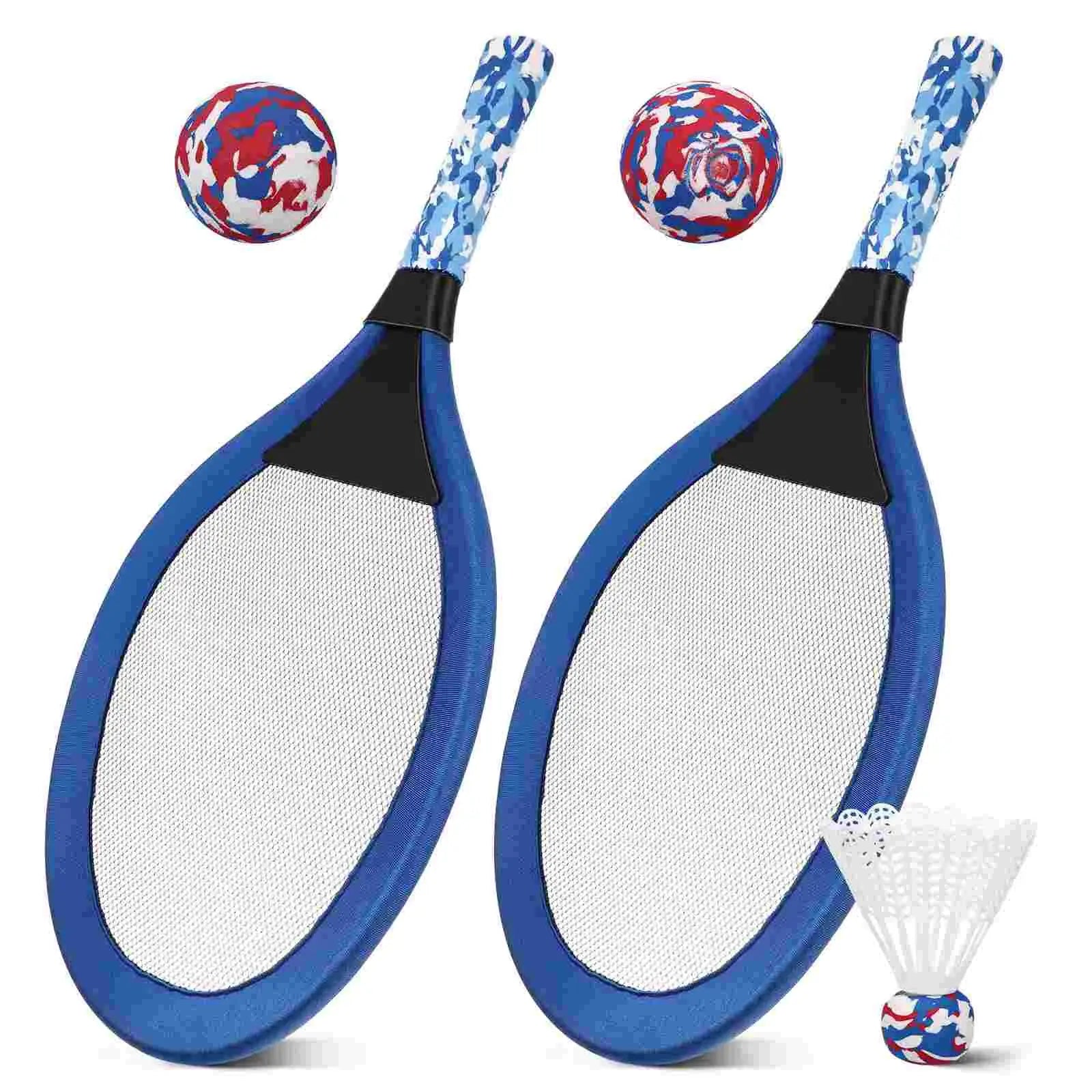 Eva Durable Kinder Tennis Schläger Set Leichte Kinder Strandball Sportspiel Plastik Outdoor Schläger Sport Multi