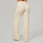 Damen gerade Yoga-Leggings weicher, dehnbarer Stoff Damen-Yogahosen GYM Schweißableitende Eigenschaften Lauf-Sport-Hosen
