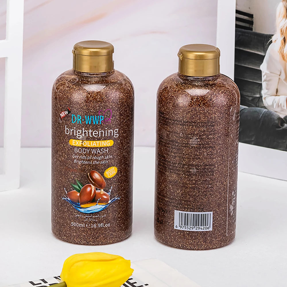 500ml Rose Kojisäure Lavendel Duschgel Tiefenreinigung Aufhellung Peeling Körperwaschmittel Peeling Körperpflege Duftende Hautpflege