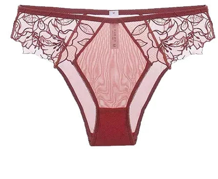 BANERDANNI Pure Desire Victoria Französische Spitzenbestickte Dessous Frauen dünne Cups Triangel-BH Set Bequem ohne Bügel