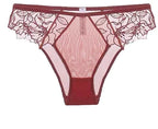 BANERDANNI Pure Desire Victoria Französische Spitzenbestickte Dessous Frauen dünne Cups Triangel-BH Set Bequem ohne Bügel