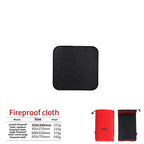 Neue Outdoor-Camping feuerfeste Matte Picknick Barbecue Isolationsmatte flammhemmend Hochtemperatur-Feuerdecke Fiberglasmatte