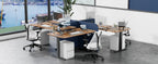 Devoko elektrischer höhenverstellbarer Schreibtisch 120 × 60 cm mit Monitorständer Ergonomischer Sitz-Steh-Schreibtisch (Weiß)