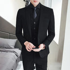 Neue Anzüge (Blazer + Weste + Hose) Herrenmode Business Hochzeit Gentleman Voller Professioneller Interview Formeller Freizeit Anzug