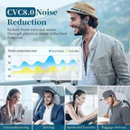 YYK-520 Kabellose Kopfhörer Business Bluetooth 5.3 Ohrhörer Freisprechanruf Mikrofon Geräuschunterdrückung Headset In-Ear-Kopfhörer zum Autofahren