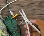 Tragbare faltbare Edelstahlschere, multifunktionales Outdoor-Werkzeug für Camping, Jagd und Angel-Survival-Ausrüstung