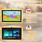 2026 Globale Version 7 Zoll 5G WiFi Kinder-Tablet Quad Core 4GB RAM 64GB ROM Dual Kameras Kindergeschenke Tablets Android 13.0