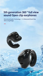 Kabellose Kopfhörer Bluetooth 5.3 Ohrhörer mit Mikrofon Einzelner In-Ear Sport Wasserdichte TWS Earbuds Bluetooth Freisprech-Headset