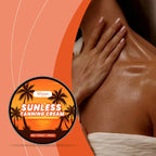 Selbstbräunungslotion Sommeranhaltende Körperbräunungsbeschleuniger Intensive Bräunung Natürlicher Glanz Reparatur Solarium Selbstbräuner Creme