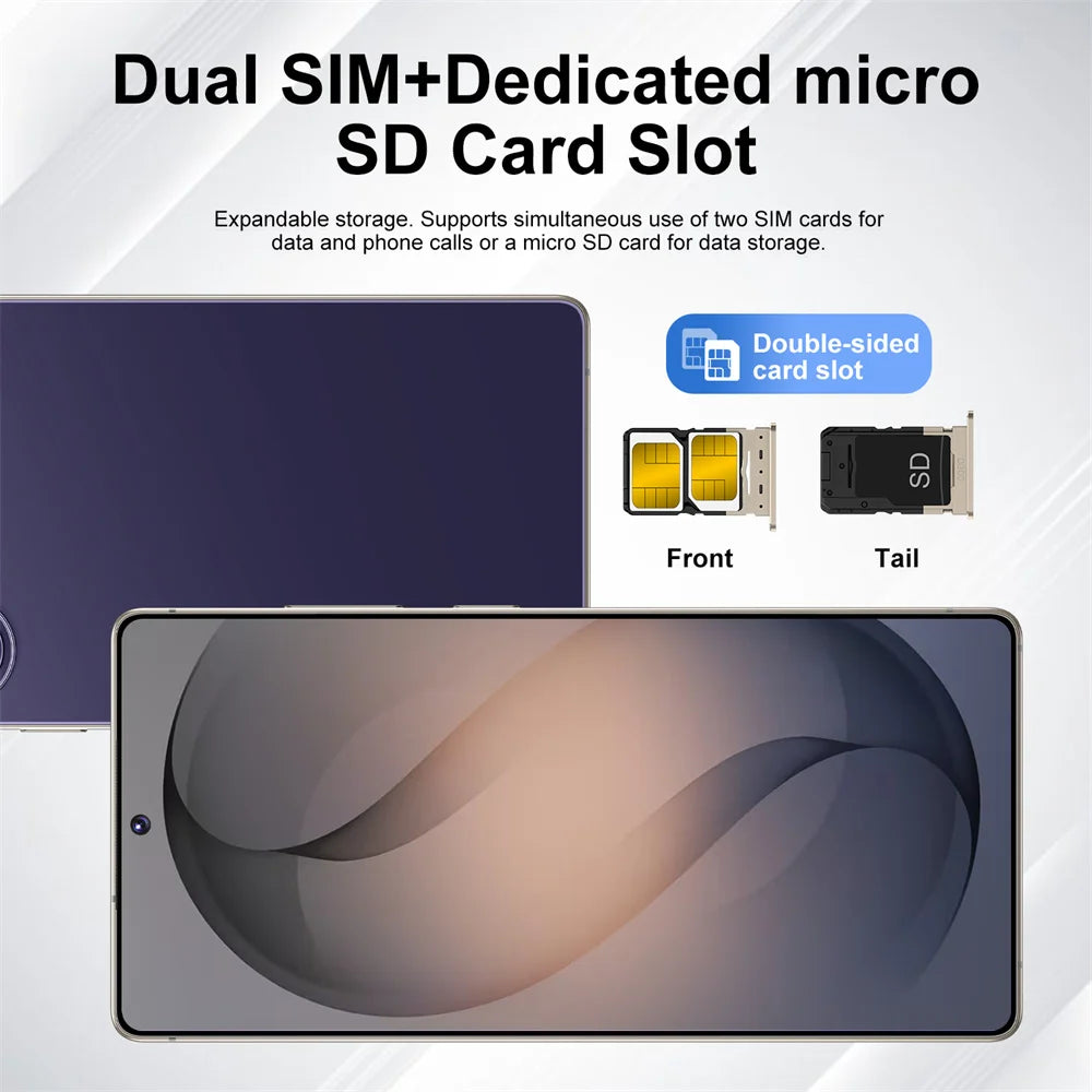 2026 Original Smartphone Für S26 Ultra 5G 7.3HD KI 8-Kern Dual-SIM-Karte 16G+1TB Handy Android Mobile Phones Entsperrt