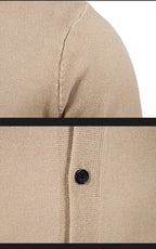 2024 M-5XL Herbst Herren Strickjacke Dünner V-Ausschnitt Basic Elastisch Slim Fit Dünner Pullover Einfarbig Freizeit Vielseitige Jacke
