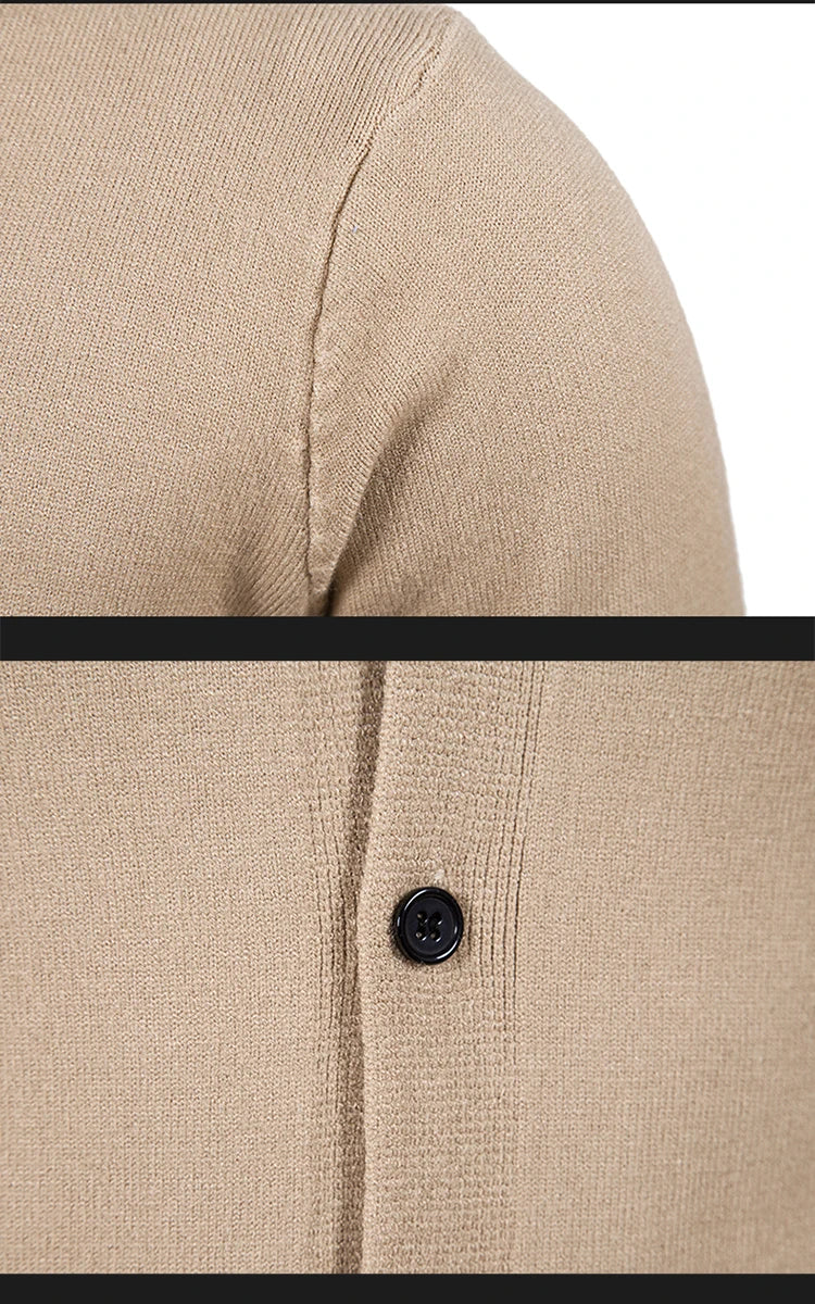 2024 M-5XL Herbst Herren Strickjacke Dünner V-Ausschnitt Basic Elastisch Slim Fit Dünner Pullover Einfarbig Freizeit Vielseitige Jacke