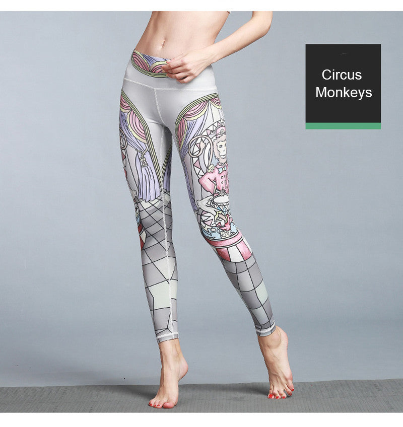 Cloud Hide Yoga Pants Long Sports Leggings Women Fitness Tights Girls High Waist Running Workout Trouser Plus Size Tummy Control