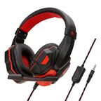 Gaming Kopfhörer 3.5MM Kabelgebunden PC Bass Stereo Gamer Headset Telefon Laptop Kopfhörer Helm Mit Mikrofon Für PS4 Xbox One Switch