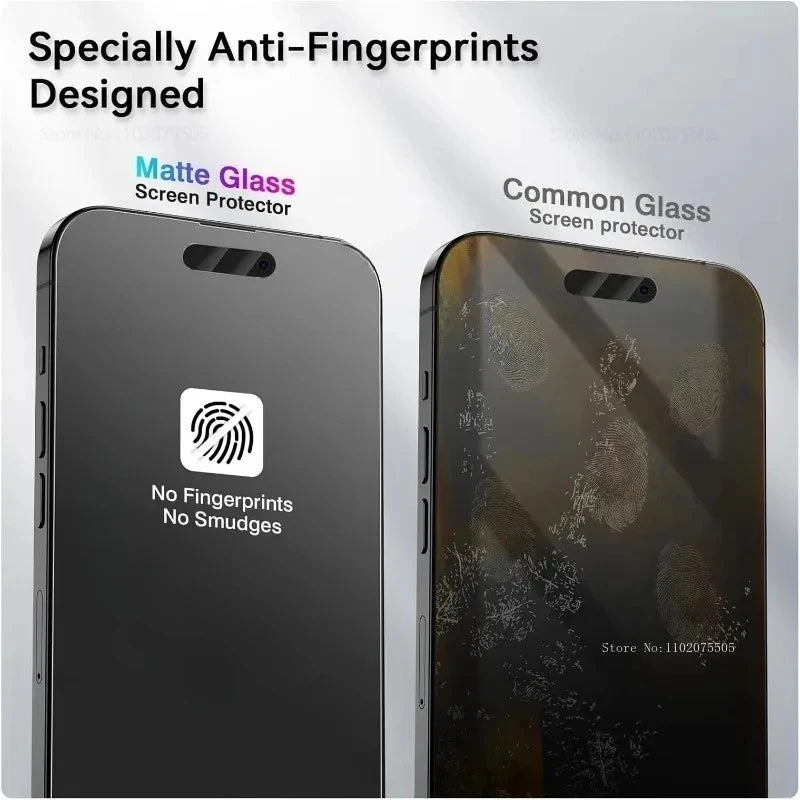3 Stück mattierte Displayschutzfolie aus gehärtetem Glas für iPhone 17 16 15 14 Pro Max 17 Air Displayschutzfolie für iPhone 13 12 11 Pro 16e 15 Plus XS XR Zweitbild
