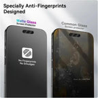 3 Stück mattierte Displayschutzfolie aus gehärtetem Glas für iPhone 17 16 15 14 Pro Max 17 Air Displayschutzfolie für iPhone 13 12 11 Pro 16e 15 Plus XS XR