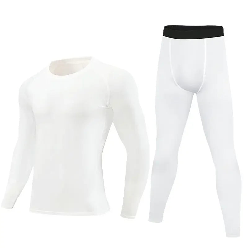 Kids' Sports Compression Set - Quick-Dry Breathable Activewear for Boys & Girls, Stretchy Running Outfit