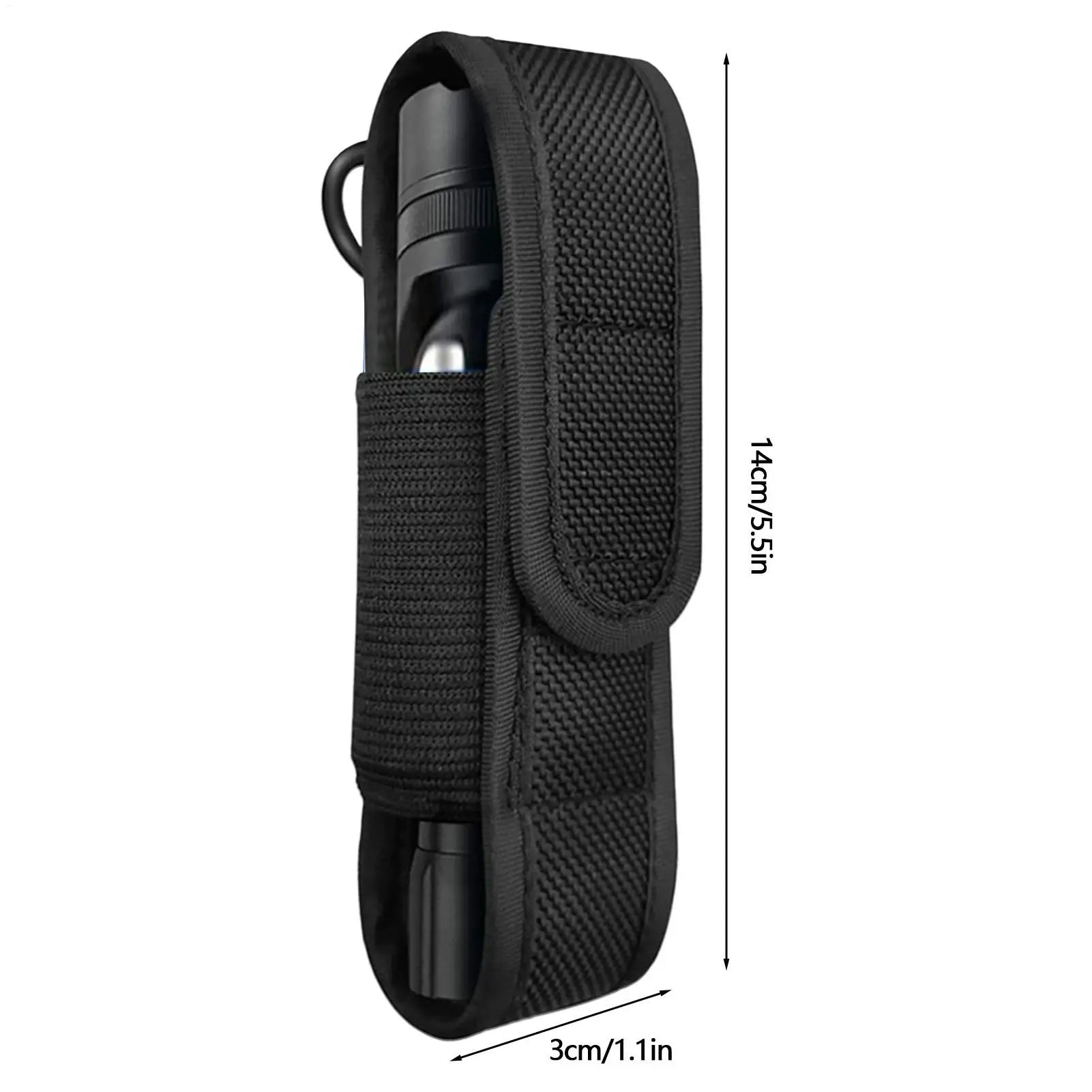 Taschenlampen-Hülle Taschenlampen-Etui LED-Taschenlampen-Hülle LED-Taschenlampen-Nylonschutzhülle für Jagd Camping Outdoor Wandern