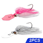 Spinner Bait 7g/9g/12g/14g/21g Angelköder Kit Set Pesca Chatter Weedless Metallblatt Gummifischkopf Haken Draht Spinnerbait