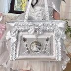 Neue Y2K Süße Japanische Ita Bag Lolita Mädchen Transparente Umhängetasche Große Kapazität Umhängetasche Lässige Tasche DIY Display Handtaschen