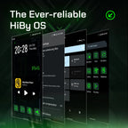 HiBy R4 ES9018Q2M*4 Android12 HiFi-Musikplayer MP3-Audio Bluetooth WiFi DSD256 MQA 16x USB DAC Kopfhörer-Verstärker 11 Std. 4,7'' OPA1652