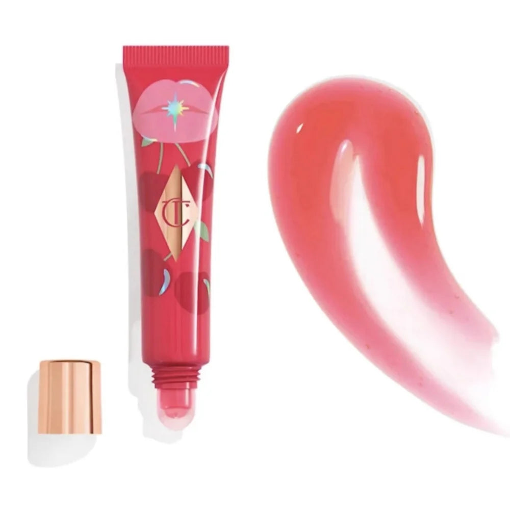 Charlotte Tilbury Lip Gloss Zweifarbiges Herzform-Puder-Rouge-Highlight-Spotlight-Aufhellung Nahtloses Cosplay-Make-up-Geschenk