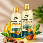 WK JALY Kurkuma Glow Essential Körperöl, feuchtigkeitsspendend, aufhellend, hellt dunkle Achseln und Fingerknöchel auf, gegen Akne, gleicht ungleichmäßige Haut aus