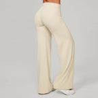Damen gerade Yoga-Leggings weicher, dehnbarer Stoff Damen-Yogahosen GYM Schweißableitende Eigenschaften Lauf-Sport-Hosen
