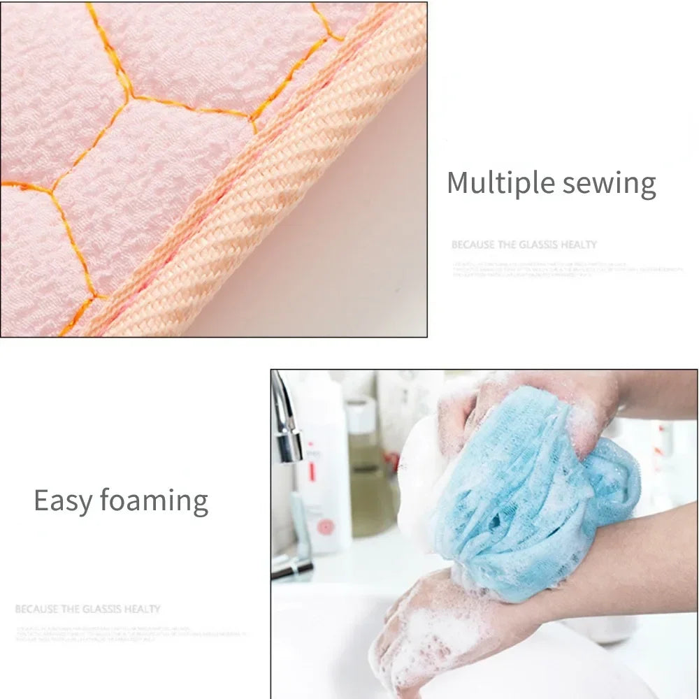 3er-Set Körperpeeling Rückenmassage Peeling Schwamm Badezimmer Badbürste Schrubber Duschbürste Körperwaschpeeling Badzubehör