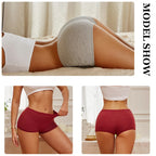 FINETOO 3er-Pack Damen Baumwoll-Boyshorts Atmungsaktive Low-Waist Unifarben Unterwäsche Damen Legere Sport Boxershorts Unterhosen