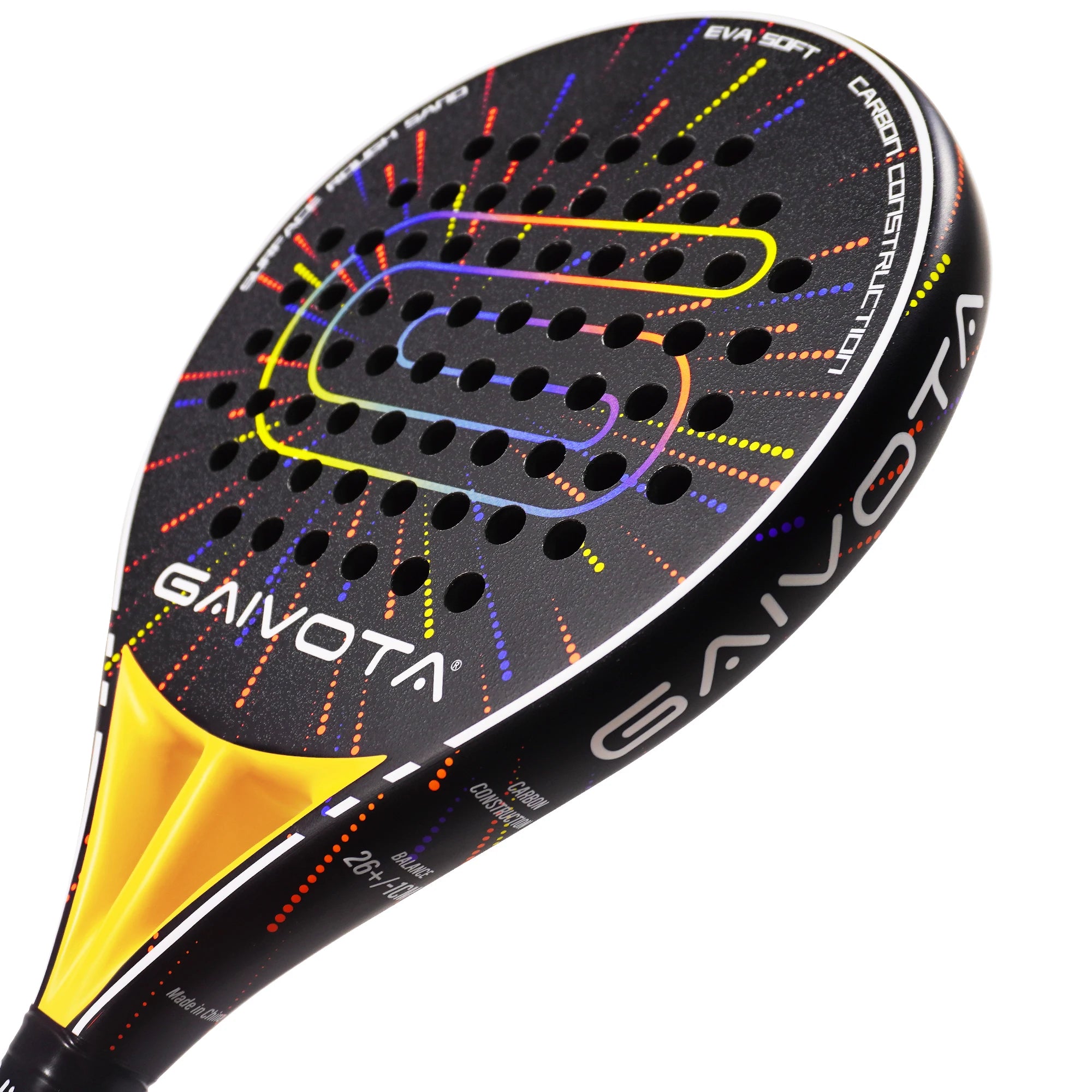 GAIVOTA 2026 neues Debüt PX30 Padel Tennisschläger Karbonfaser-Oberfläche EVA-Memory-Schaum-Kern Padelschläger
