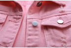 Mode Jeansweste Damen Cropped Frühling Sommer Ärmellose Tops Kurze Jacken Weste Top Oberbekleidung Jeans Cowboy Female