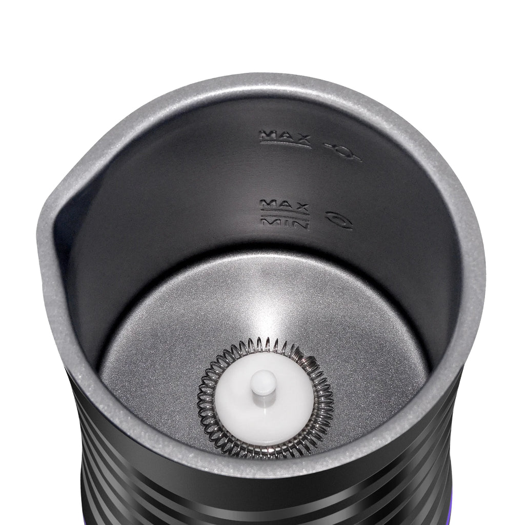 4-in-1 Automatischer Milchaufschäumer Elektrisch, 600ml Kapazität Heiß- & Kaltmilchschäumer, Leiser Betrieb für Kaffee Cappuccino Schokolade