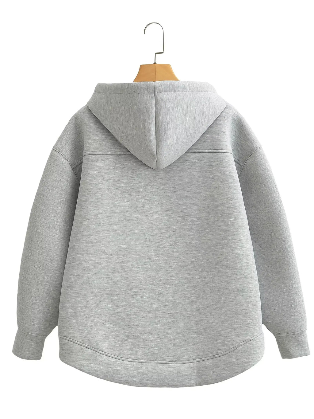 HXAO Women's Hoodie Oversized Zip up Hoodies Women Autumn Winter Long sleeve Outerwears Sweatshirt with zipper Y2k Hoodie Top