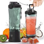 Neuer tragbarer Mixer 600ML Elektrischer Entsafter Fruchtmixer 4000mAh USB wiederaufladbarer Smoothie Mini Mixer Persönlicher Entsafter farbenfroh