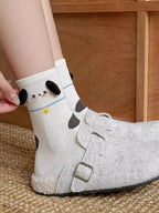Mode Süß Niedlich 3D Tierohren Schwein Strumpfwaren Winter Warme Cartoon-Socken für Kinder Harajuku Baumwolle Weiche Hausschuhsocke