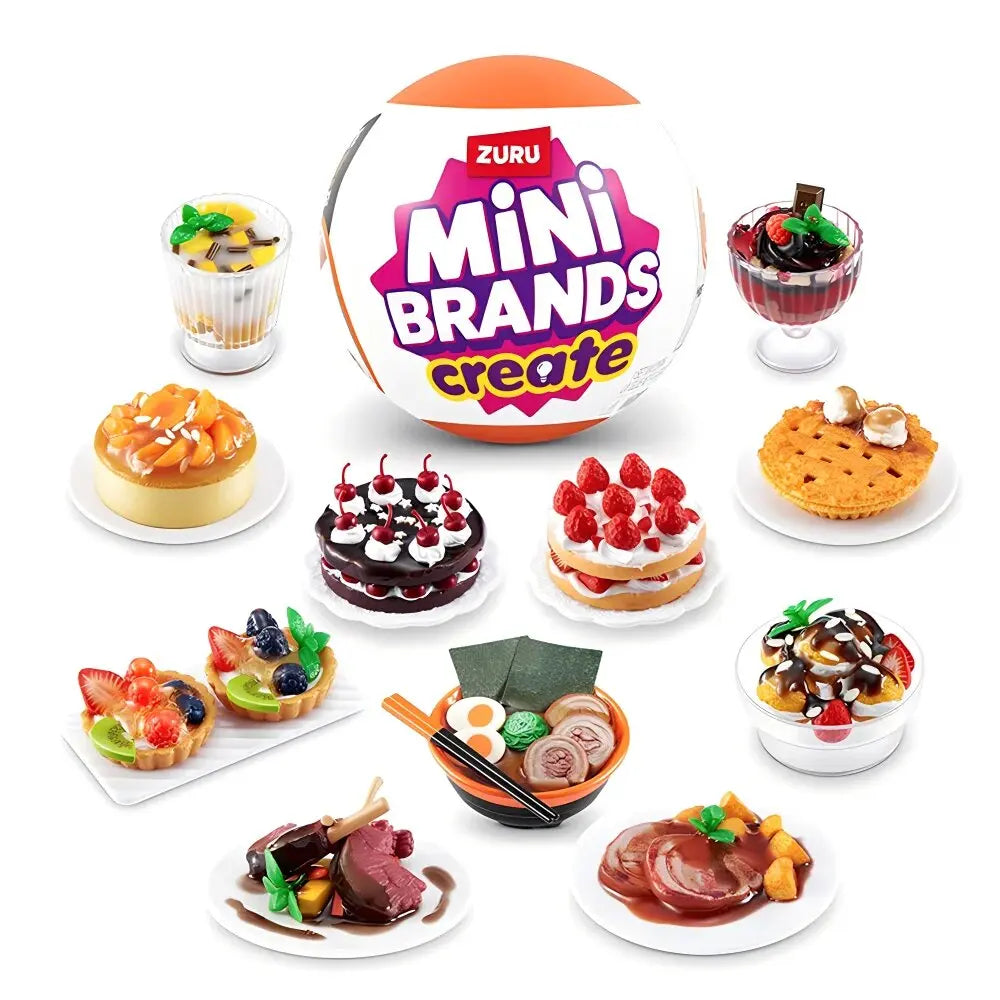 Zuru Surprises Mystery Mini Brands Blind Box Foodie Creat MasterChef Ball Überraschung Sammlerstücke Miniatur Miniaturen Lebensmittel Spielzeug Zweitbild