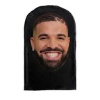 Neue 3D-gedruckte Kanye Maske Drake Elastisches Mesh Vollgesichtsmaske für Unisex Cosplay Kopfbedeckung Party Simulation Sturmhaube Mütze Kopfbedeckung